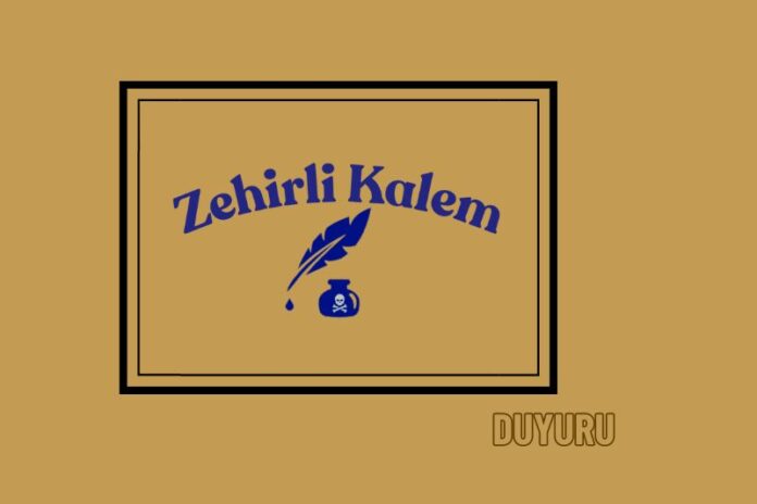2024 ZEHİRLİ KALEM POLİSİYE ÖYKÜ ÖDÜLÜ 2024 ZEHİRLİ KALEM POLİSİYE ÖYKÜ ÖDÜLÜ