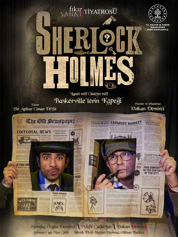 FİKİR SANAT TİYATROSU: "SHERLOCK HOLMES" BASKERVİLLE'LERİN KÖPEĞİ LANET Mİ? CİNAYET Mİ? 1 FİKİR SANAT TİYATROSU: "SHERLOCK HOLMES" BASKERVİLLE'LERİN KÖPEĞİ LANET Mİ? CİNAYET Mİ? 1